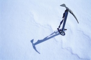 an-ice-axe-in-the-snow
